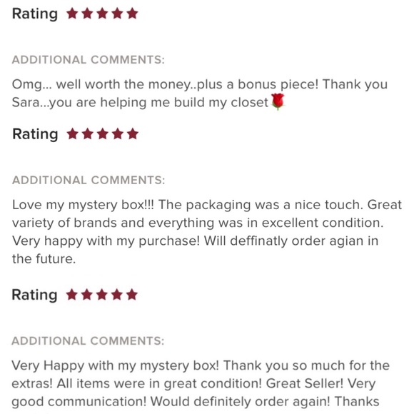 RESELLER MYSTERY BOX 5/$30 - Picture 3 of 9